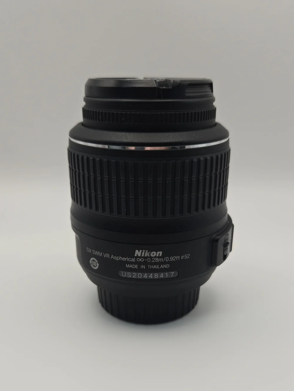 Black Nikon D3200 DSLR Camera Body with 18-55mm and 55-200mm Nikkor Lenses